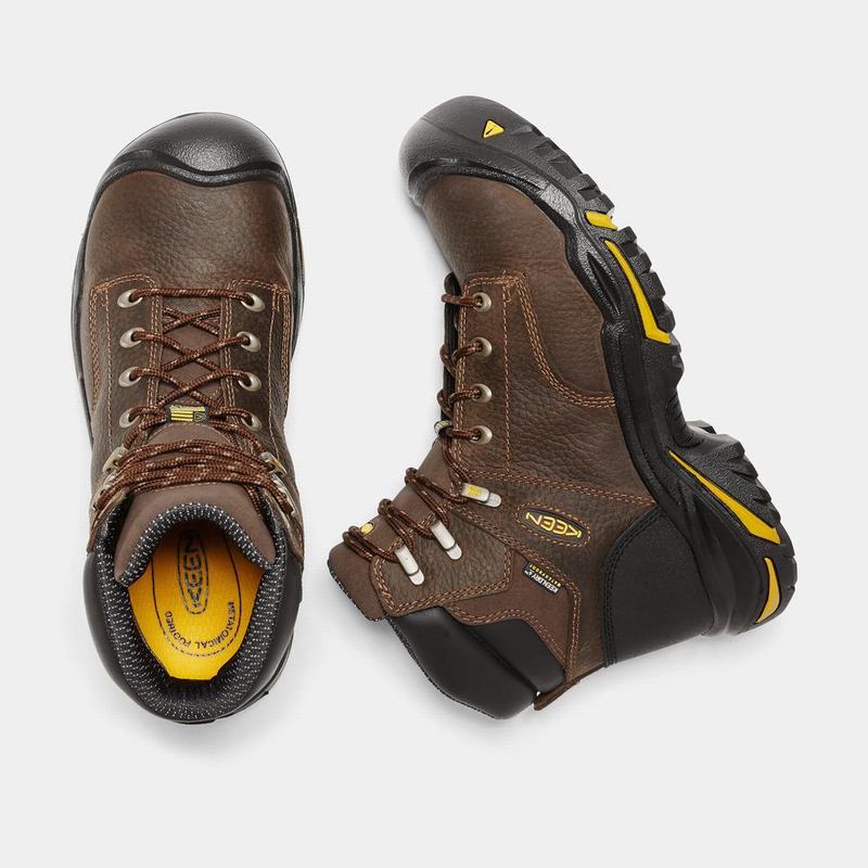 Keen Mt Vernon 6" Soft Toe - Erkek Iş Botu - Kahverengi - Türkiye (250846CQT)